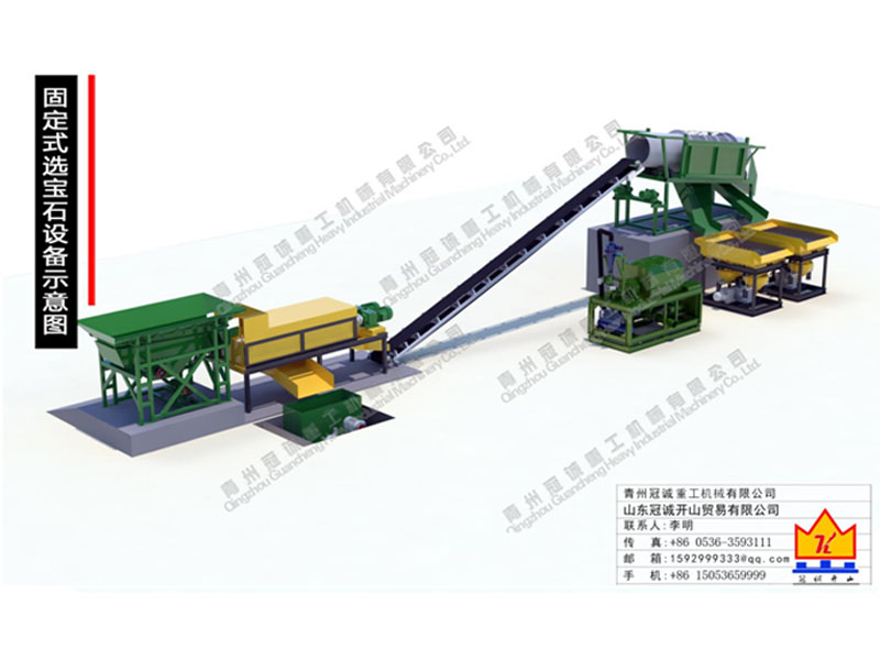 固定式離心&跳汰機寶石選礦設(shè)備